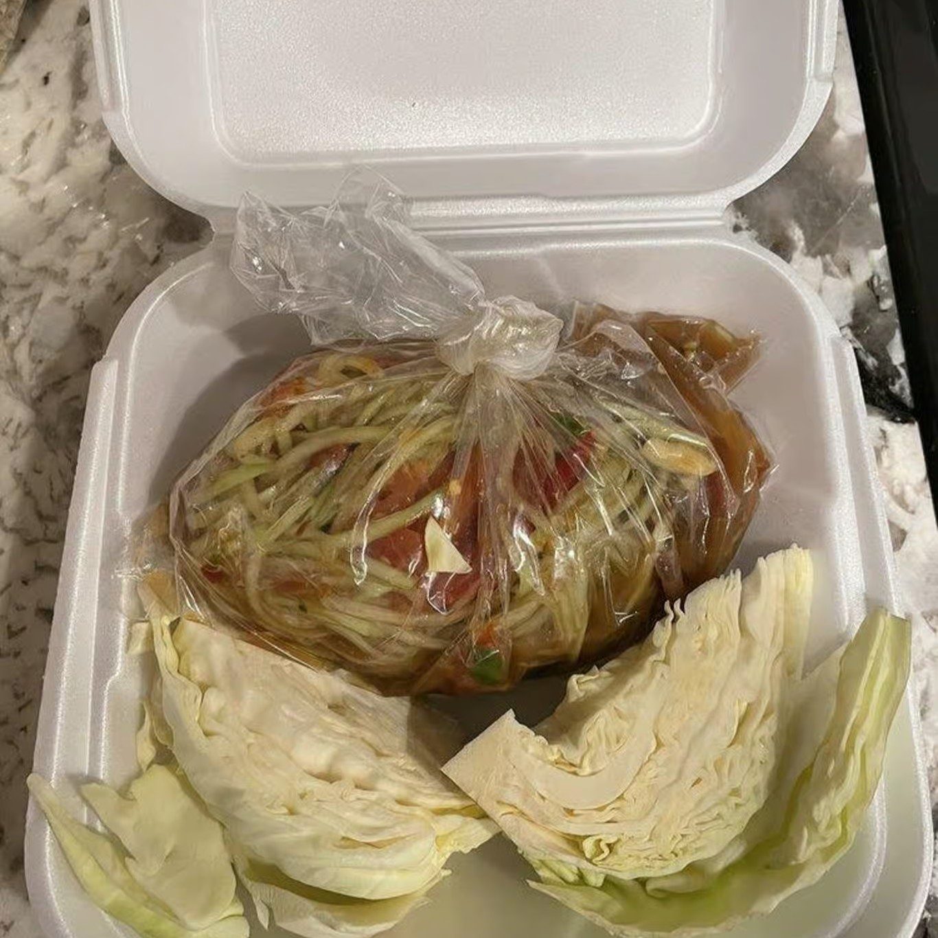 Papaya Salad (Lao or Thai Style).