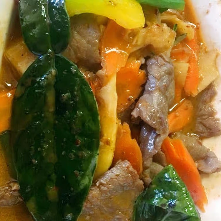 Delicious Panang Curry Awaits