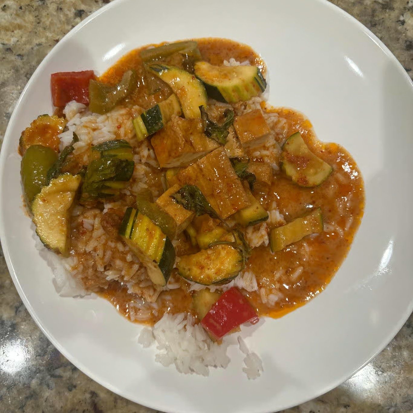 Green, Red or Yellow Curry.
