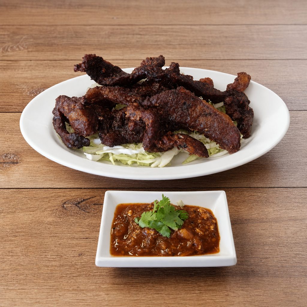 Thai Beef Jerky with Sticky Rice.