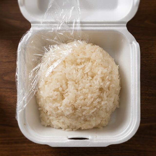 Extra Steamed Rice or Sticky Rice.